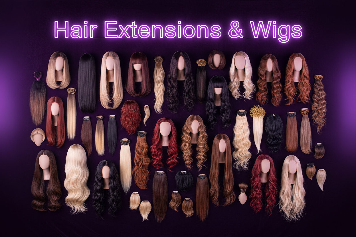 Hair Extensions & Wigs