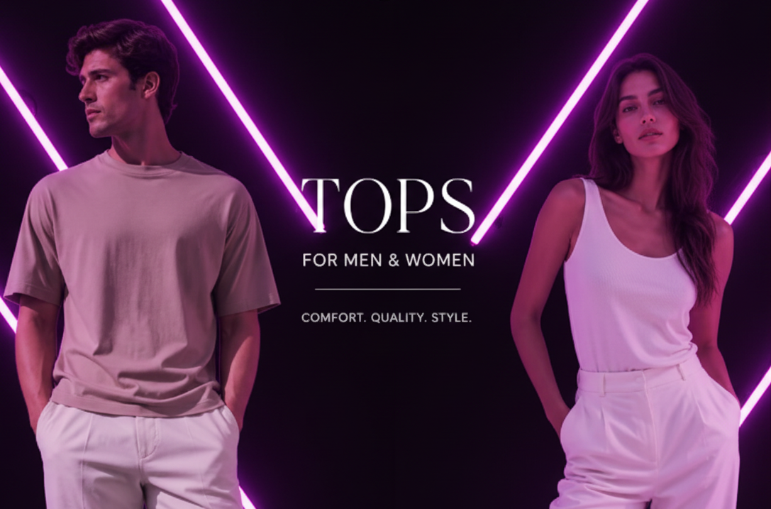 men's & women's tops