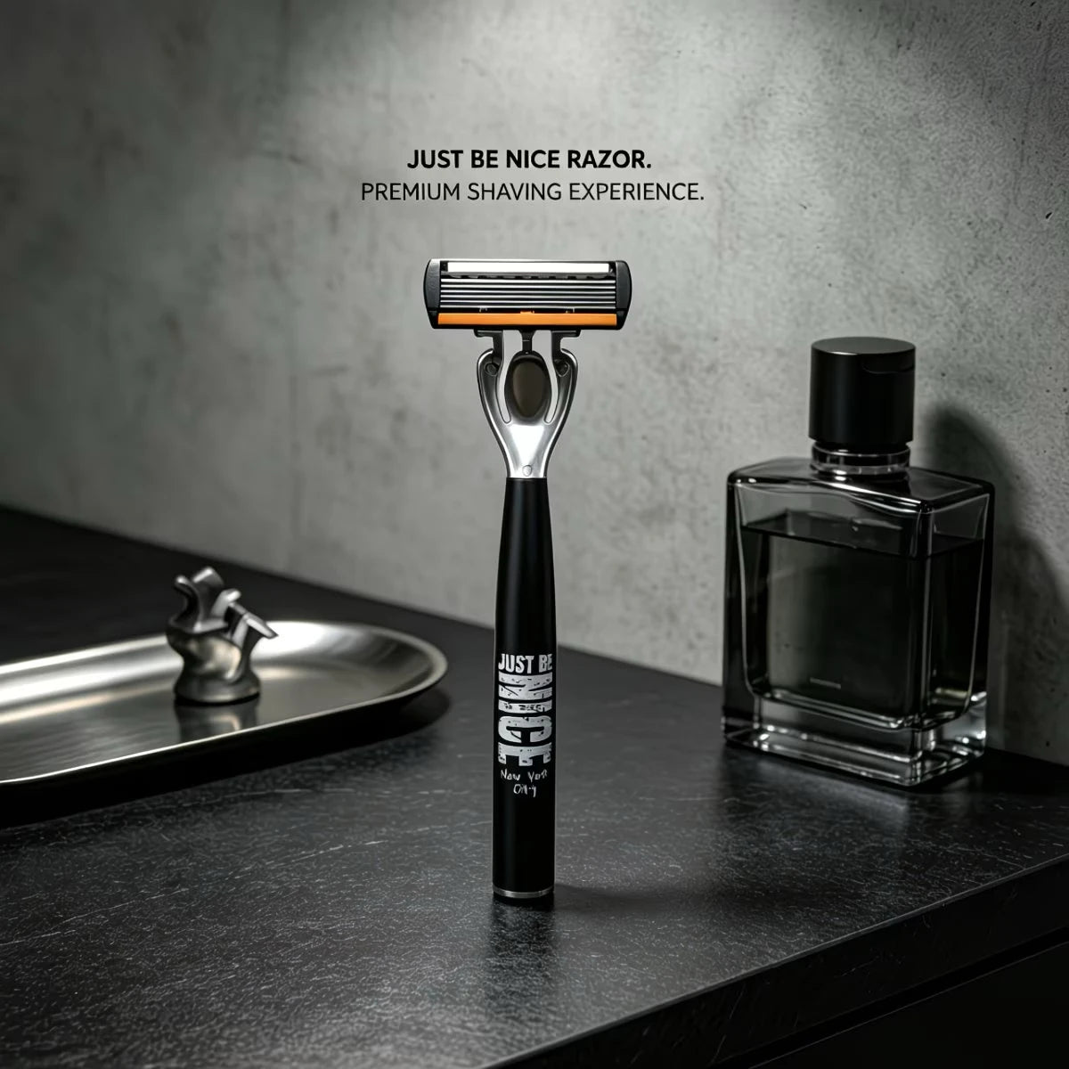 Men's Manual Safety Razor Set, featuring 6-layer stainless steel blades and an aloe vera lubricating strip | perfect as a gift.