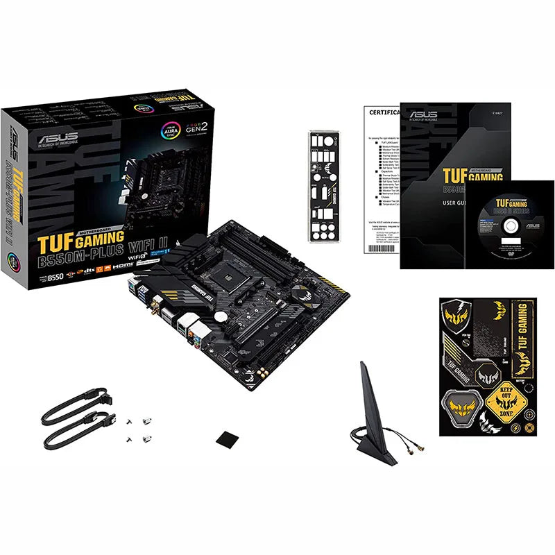 ASUS New TUF GAMING B550M-PLUS WIFI II B550 AMD microATX motherboard Socket AM4