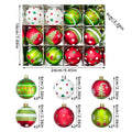 Christmas Balls Ornament Set Xmas Tree Hanging Pendant 2024 Christmas Decoration for Home New Year Gift Navidad Decors