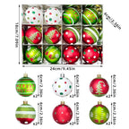 Christmas Balls Ornament Set Xmas Tree Hanging Pendant 2024 Christmas Decoration for Home New Year Gift Navidad Decors