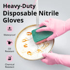 Disposable Nitrile Cleaning Gloves Latex-Free Thicken Extended Cuff Food Glove Cleaning Dishwashing Medical Exam Glove Purple