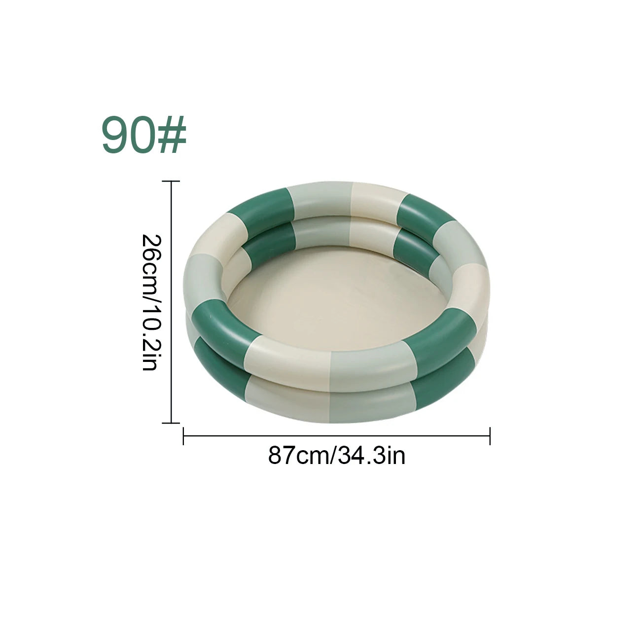 1PC Inflatable Pool, 2 in 1 Ball Pit Round Pool Soft Bottom, Portable Foldable Summer Outdoor Garden Water Play