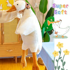 Goose Plush Stuffed Animal Cute Duck Plush Toy, Goose Plush Soft Swan Hugging Pillow Room Decor Birthday Gift