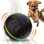 Intelligent dog toy, interactive pet toy, random rolling and jumping, colorful lights, long-lasting battery life of 4 hours, inc