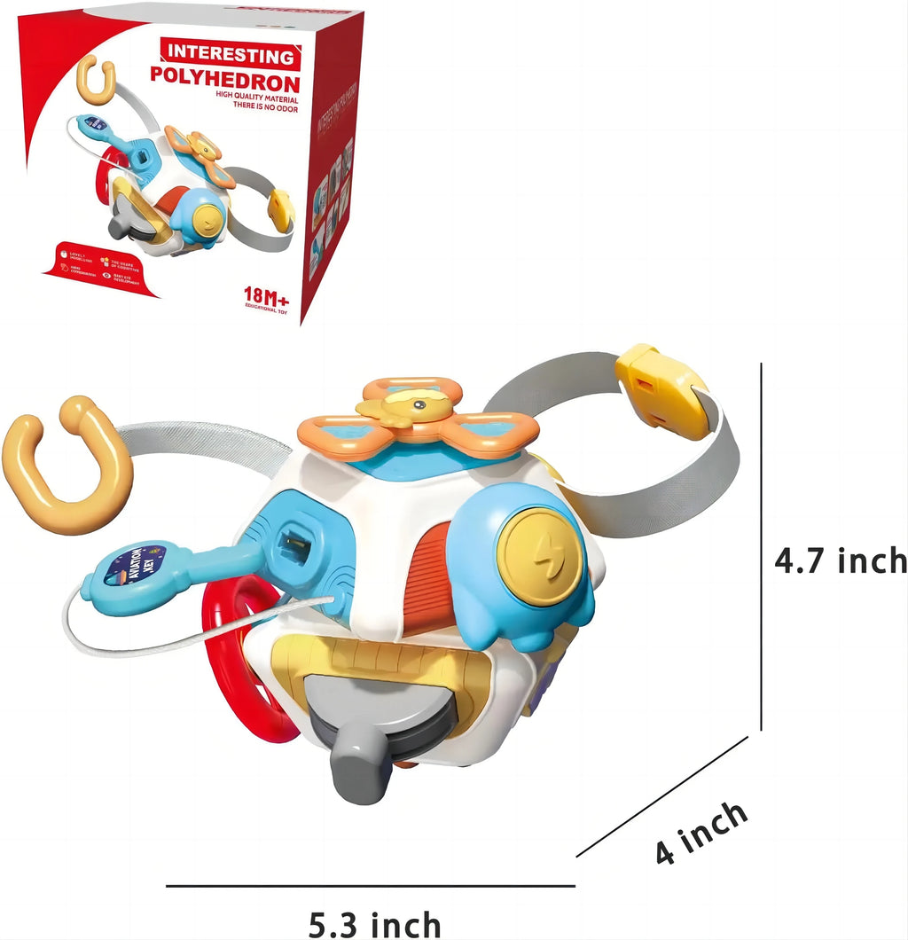 Baby Toy Simulation Steering Wheel Toys Montessori Busy Board  Stroller Driving Early Educational Toys Travel Gift for Boy Girl
