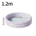 1PC Inflatable Pool Swimming Pool, 3 Rings Round Pad Pool ,Portable Indoor Ball Pit Toys, Outdoor Water Play
