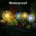 1 Pack Solar Fireworks Lights Outdoor,Holiday Lighting Firework Lights For Garden Patio,Halloween,Christmas,Wedding,Wall Decor