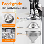 Cast Iron Manual Citrus Juicer