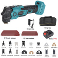 20V Cordless Oscillating Multi Tool Kit for 18V Makita 6-Speed(5000-19000OPM) Anti-Vibration Renovator Sanding Cutting Trimmer