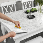 Kitchen countertop marble wallpaper PVC self-adhesive renovation wall stickers kitchen cabinet wall peel and stick stickers