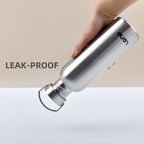 Stainless Steel Water Bottle 350-2000ml Big Mouth Single Wall Drinking Bottle Sports Bottle Flasks with All Steel Lid
