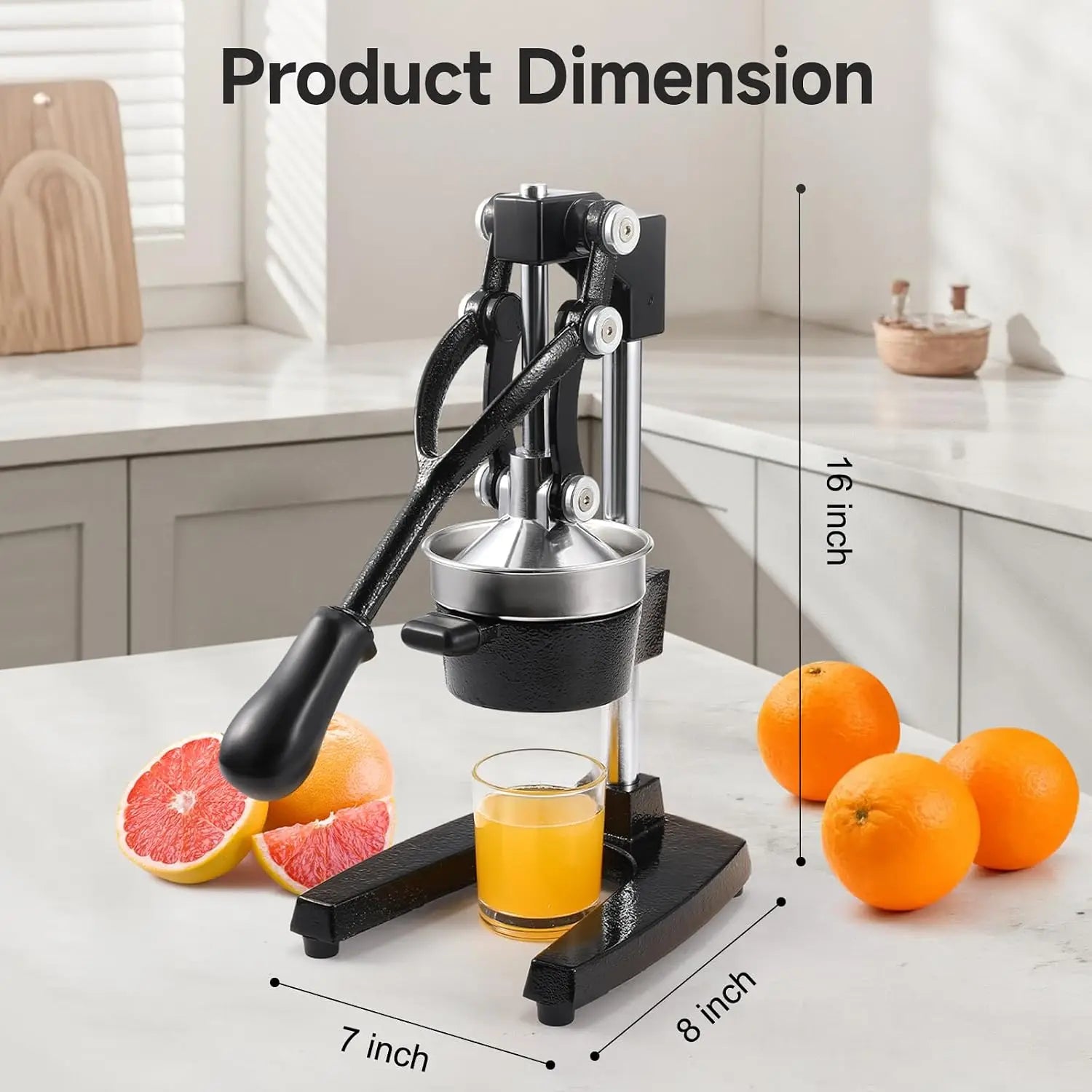 Cast Iron Manual Citrus Juicer