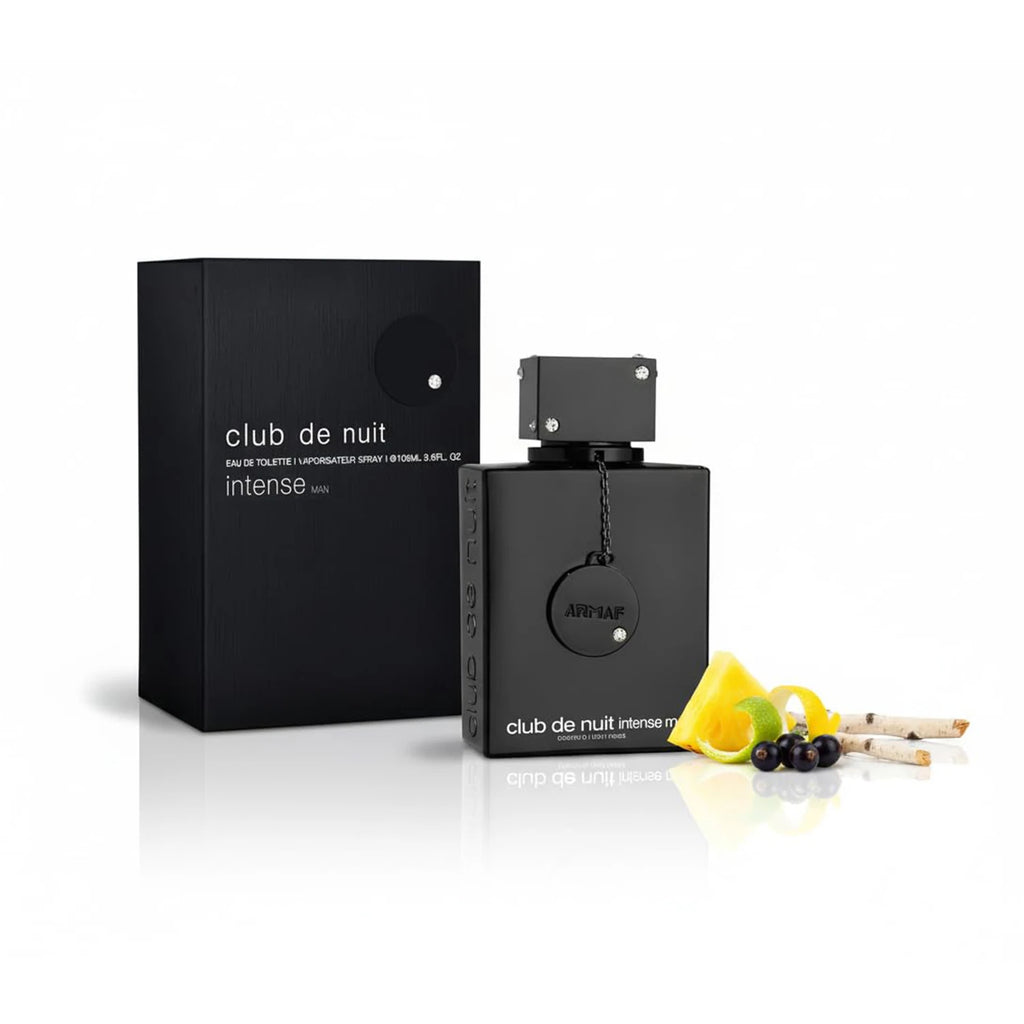 Armaf Club de Nuit Intense Man Eau de Toilette Spray for Men – Smoky Fruity & Woody Scent, Lemon, Pineapple, Black Currant & Musk, Long-Lasting Signature Fragrance, Perfect Gift, 3.6 fl oz / 105 ml