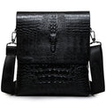 Luxury Brand Alligator Men Shoulder Bag Leather Business Crocodile Grain Crossbody Bag For Men Messenger Bag Male Casual Satchel