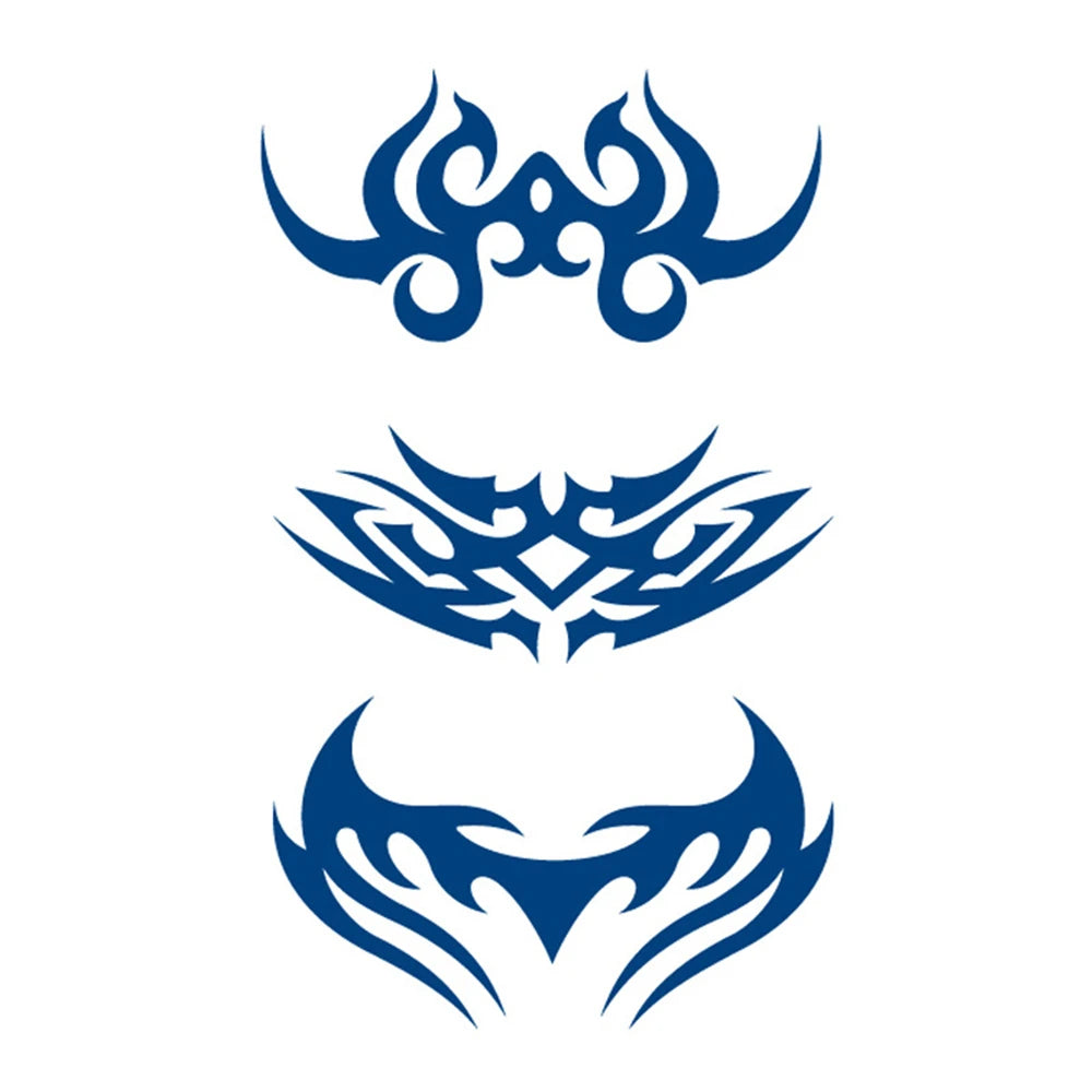 Waterproof Temporary Tattoos Juice Full Arm Fake Totem Tiger Dragon Tattoo Sticker Realistic Transfer Tattoos For Men Women Art