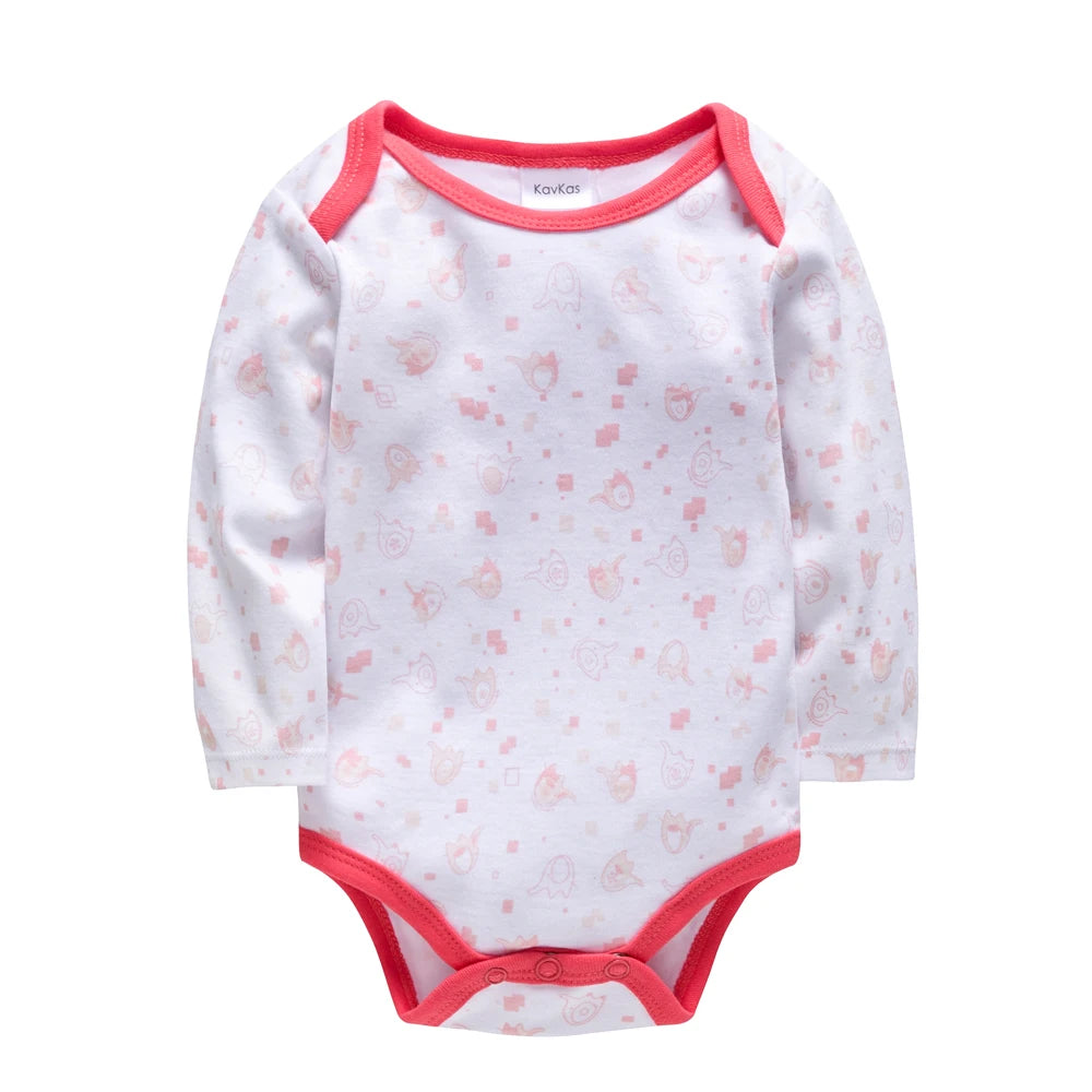 Toddler Boy Clothes Bodysuits Baby Girl Rompers Playsuits Full Sleeve Originals Jumpsuits Lange Bebe Newborns Pop It 100% Cotton