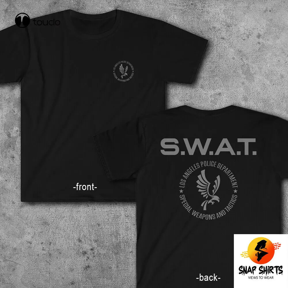 New Lapd Swat Tv Series S.W.A.T. Inspired T Shirt Los Angeles Dep Tee T-Shirt