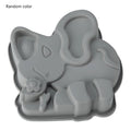 Creative 3D Silicone Cake Mould Animal Moulds Elephant Butterfly Frog Owl Shaped Jelly Molds High Temperature Cakes Pans