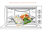 New style Lunch Box Glass 1050ml Microwave Bento Box Food Storage Box school food containers compartment
