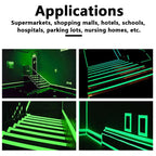 Luminous band baseboard Wall Sticker Glow In The Dark For Living Room Bedroom Self-adhesive Strip Sticker Home Decoration