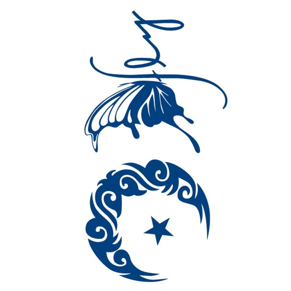Waterproof Temporary Tattoos Juice Full Arm Fake Totem Tiger Dragon Tattoo Sticker Realistic Transfer Tattoos For Men Women Art