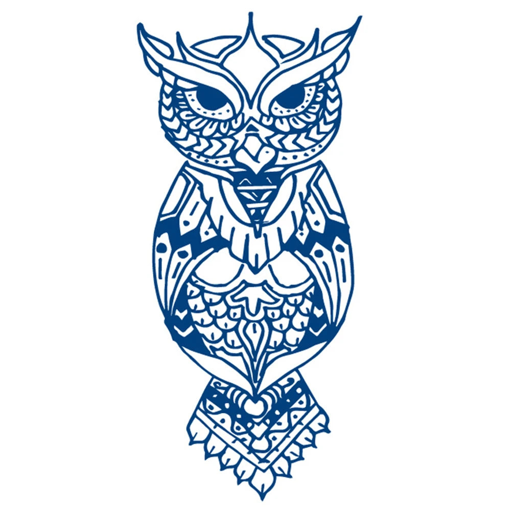 Waterproof Temporary Tattoos Juice Full Arm Fake Totem Tiger Dragon Tattoo Sticker Realistic Transfer Tattoos For Men Women Art
