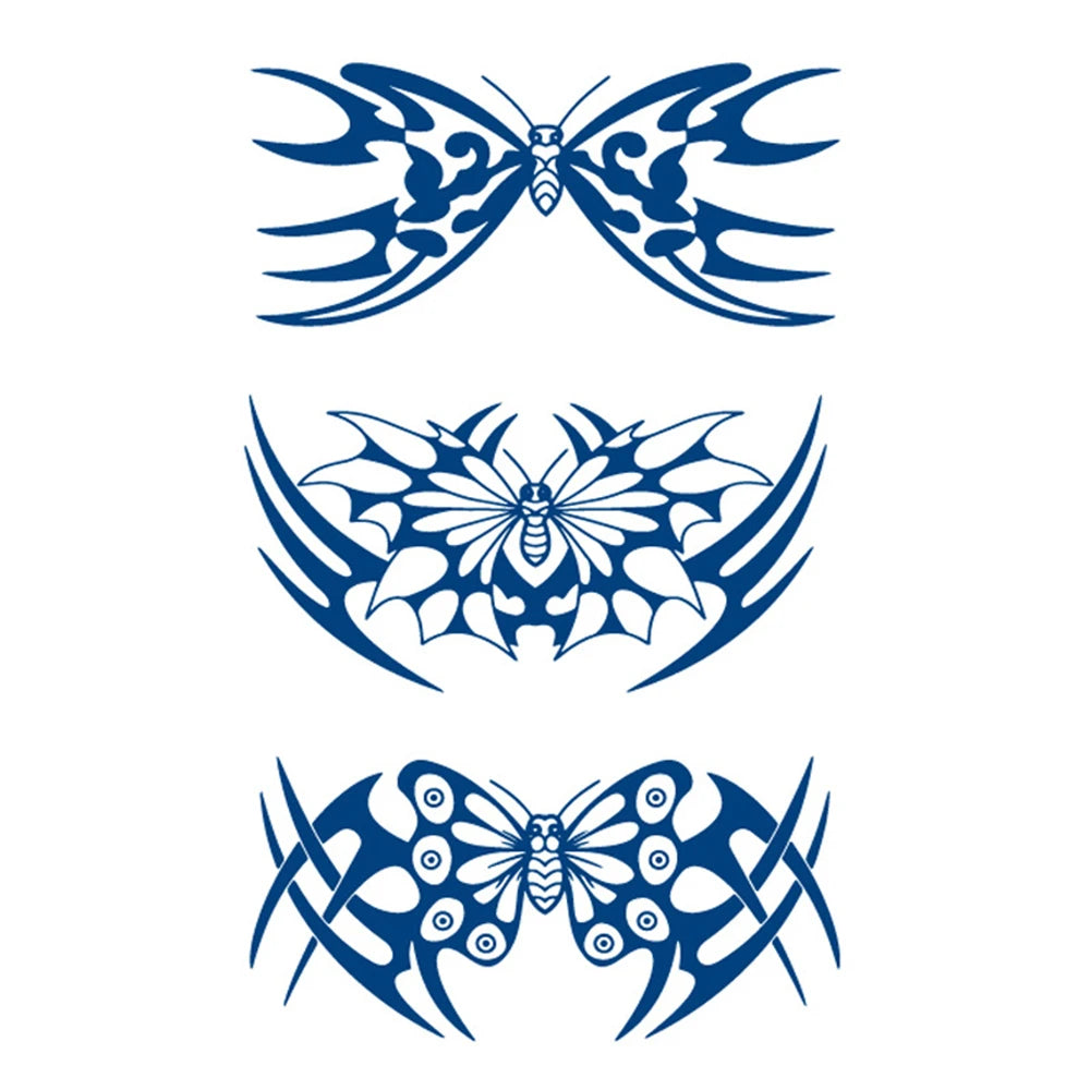 Waterproof Temporary Tattoos Juice Full Arm Fake Totem Tiger Dragon Tattoo Sticker Realistic Transfer Tattoos For Men Women Art