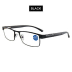 High Quality Stainless steel Reading Glasses Men Women Fashion Presbyopic Eyeglasses Business Hyperopia Anti Blue Light Eyewear