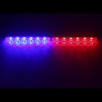 2Pcs LED Lights Car Strobe Police Lights Emergency Safety Warning Lamp Assembly 12V Car Motorcycles Flasher Auto Accessories