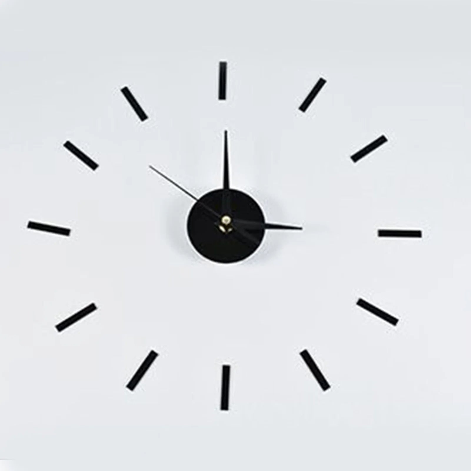 Punch-free Frameless Wall Clock Stickers 39*39cm Acrylic DIY Decoration Silent Simple Clock Watch For Home Livingroom Bedroom