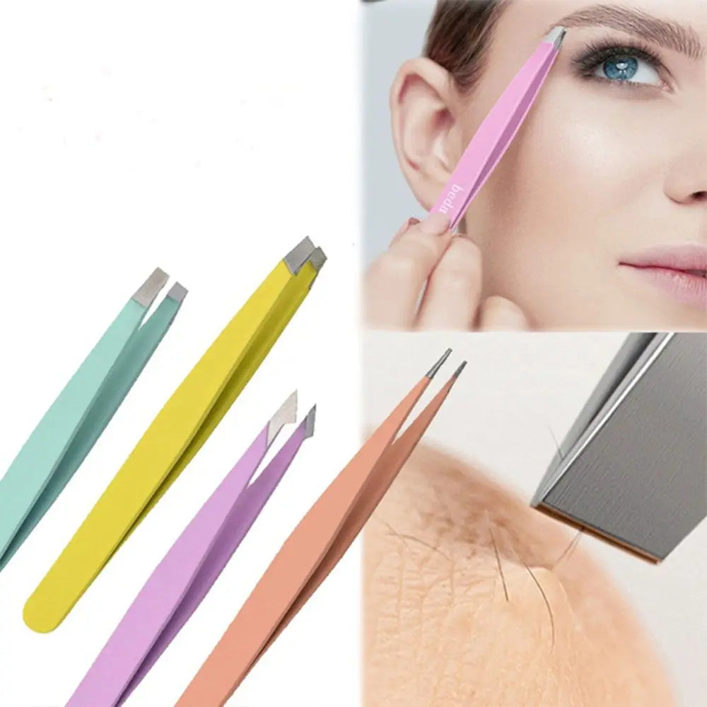 Professional Hair Removal Beauty Face Harmless Makeup Tools Fine Hairs Puller Eye Brow Clips Eyebrow Tweezer Eyebrow Trimmer