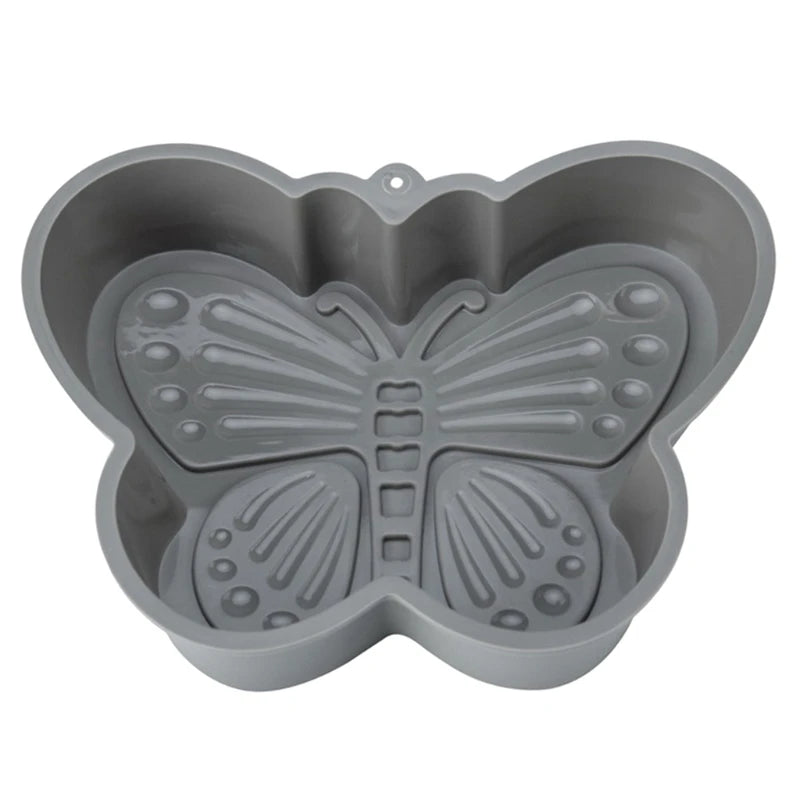 Creative 3D Silicone Cake Mould Animal Moulds Elephant Butterfly Frog Owl Shaped Jelly Molds High Temperature Cakes Pans