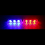 2Pcs LED Lights Car Strobe Police Lights Emergency Safety Warning Lamp Assembly 12V Car Motorcycles Flasher Auto Accessories