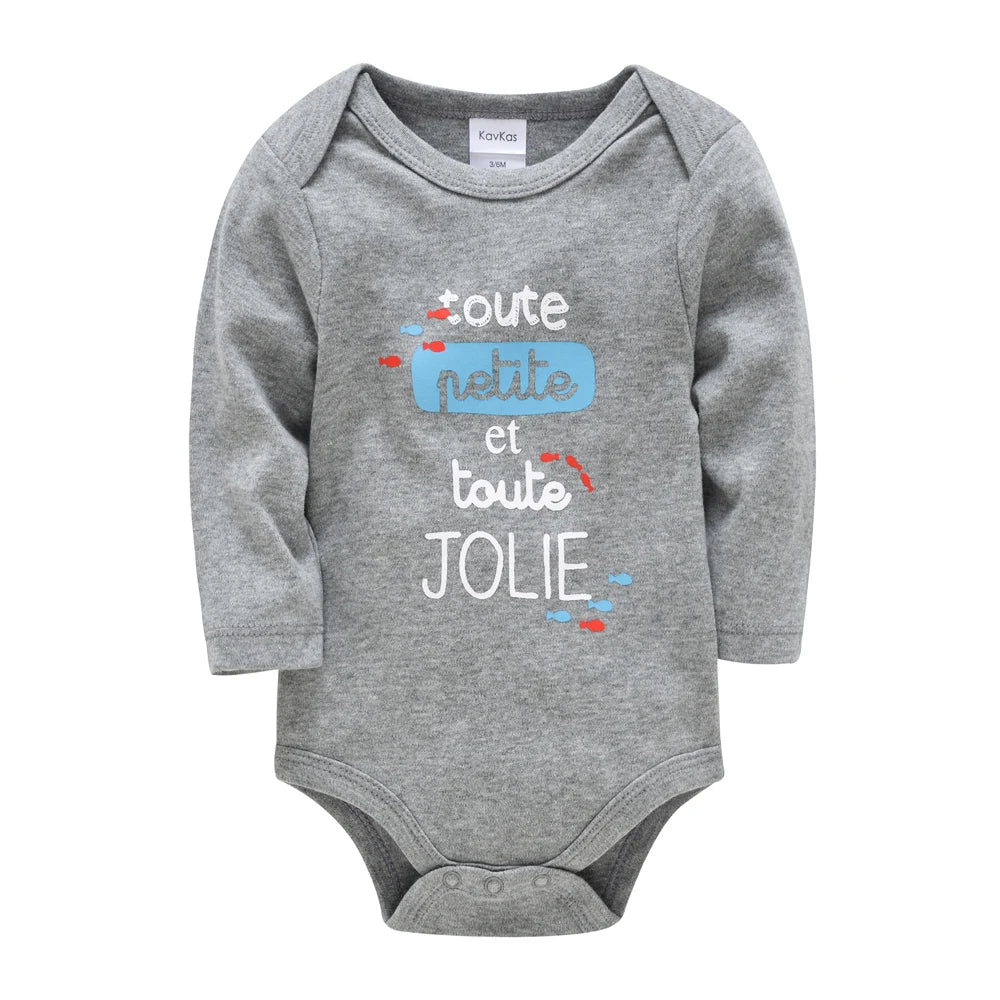 Toddler Boy Clothes Bodysuits Baby Girl Rompers Playsuits Full Sleeve Originals Jumpsuits Lange Bebe Newborns Pop It 100% Cotton