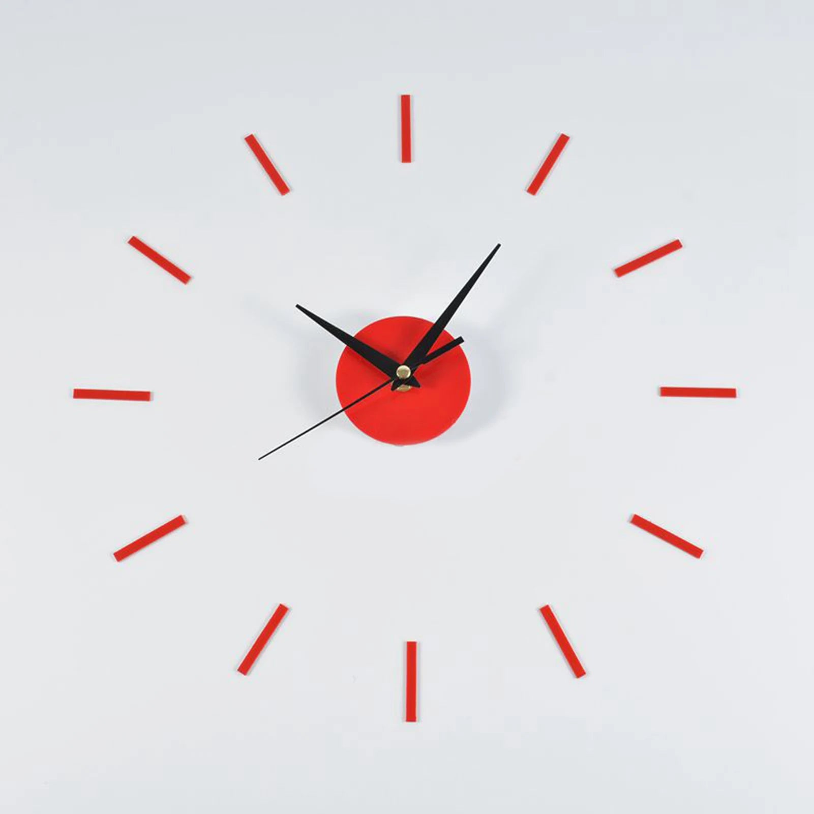 Punch-free Frameless Wall Clock Stickers 39*39cm Acrylic DIY Decoration Silent Simple Clock Watch For Home Livingroom Bedroom