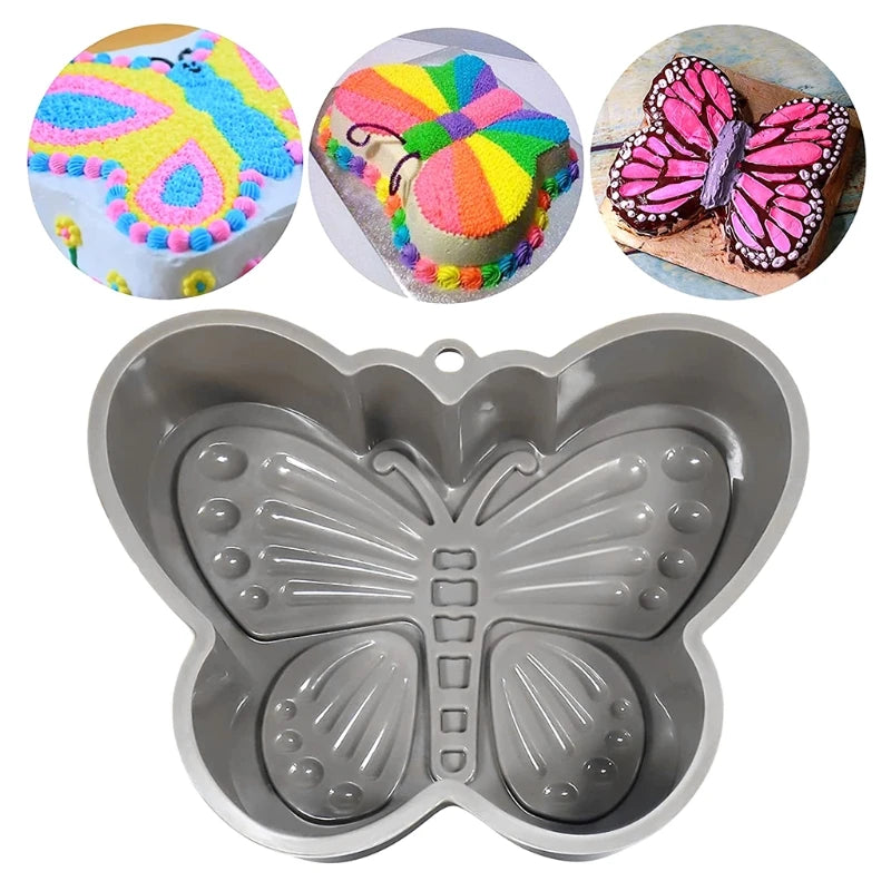 Creative 3D Silicone Cake Mould Animal Moulds Elephant Butterfly Frog Owl Shaped Jelly Molds High Temperature Cakes Pans