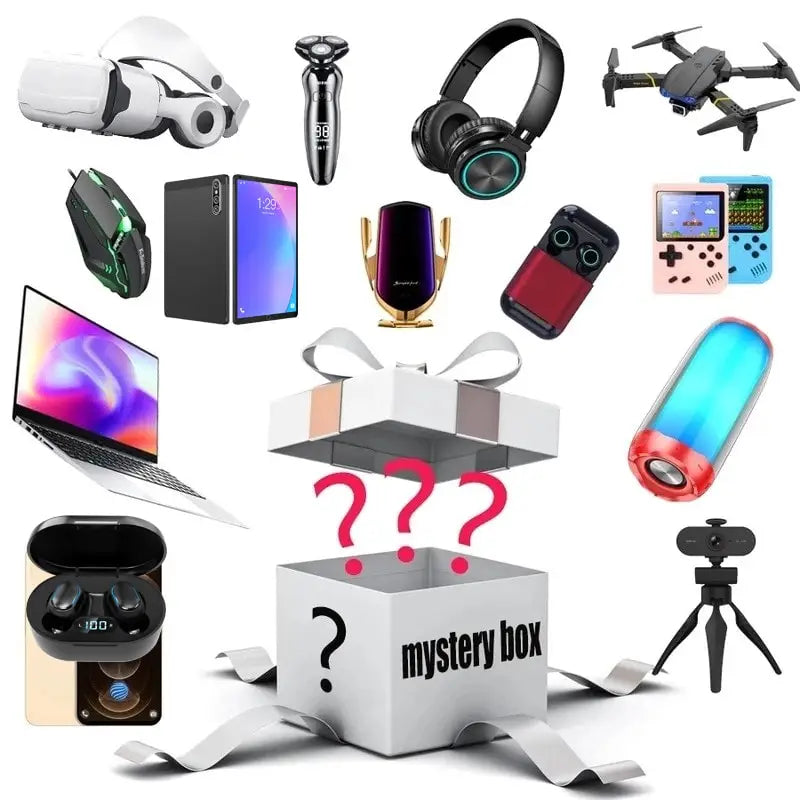 Lucky Mystery Box Surprise Mysterious Boxes 100% Surprisingly Good Reviews Smartwatch Game Controller Party Electronic Box