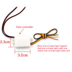 2Pcs LED Lights Car Strobe Police Lights Emergency Safety Warning Lamp Assembly 12V Car Motorcycles Flasher Auto Accessories