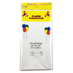 Disposable Plastic Tablecloth, Rectangle 6 x 4.5ft，Table Covers For Parties, Festivals, Bars, Anniversary