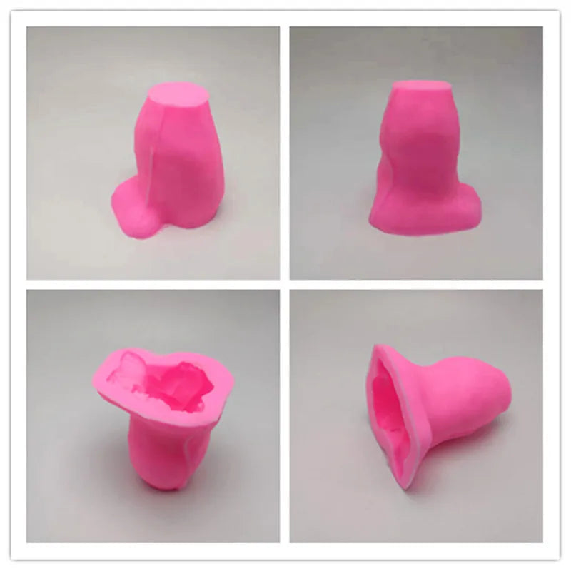 3D beautiful mermaid silicone mold soap jelly chocolate silicone mold making crafts gypsum resin mold