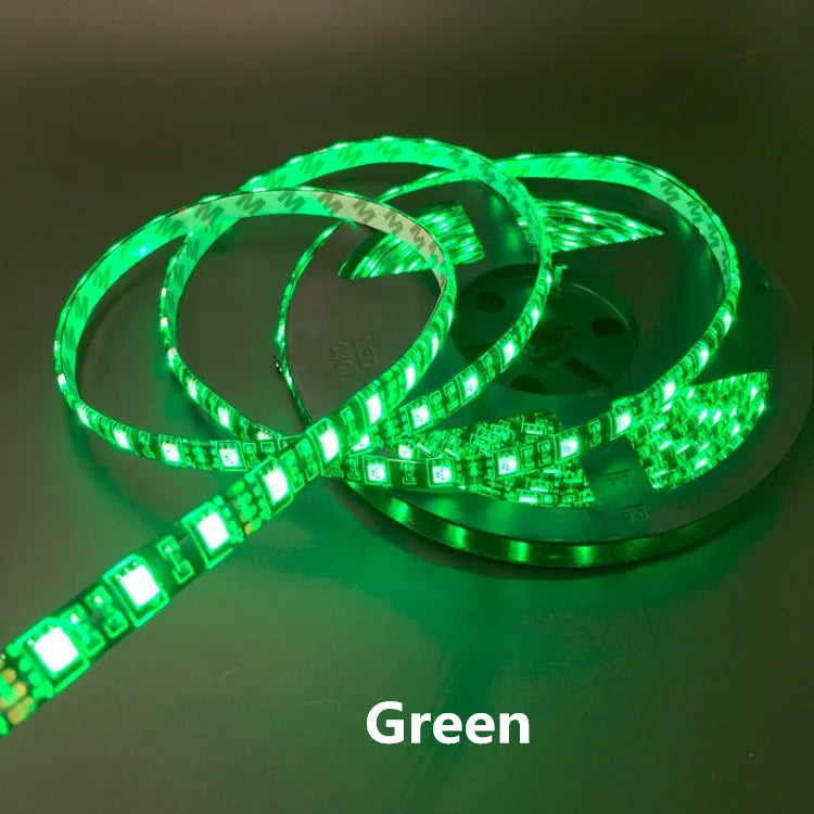 LED Strip 5050 RGB Black PCB DC12V Flexible LED Light 60LED/m 5050 Black LED Strip RGB/White/Warm White/Blue/Green/Red