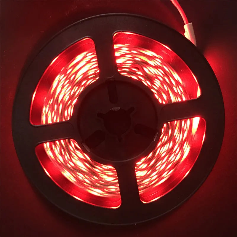 LED Strip Light 12V 5M 300 Leds SMD 2835 Diode Tape RGB & Single Colors High Quality LED Ribbon Flexible  Home Decoration Lights