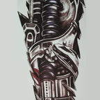 Large Robot Arm Waterproof Temporary Tattoos men women Mechanical Arm Sleeve Tatoo Fake Tattoo Stickers  body Art Tatto