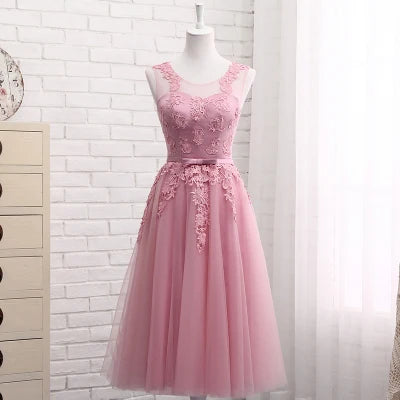 WYHS-510DS#Lace up Short Medium Long new cameo brown bridesmaid dresses autumn winter 2022 lace up wedding prom dress toasting