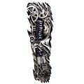 Large Robot Arm Waterproof Temporary Tattoos men women Mechanical Arm Sleeve Tatoo Fake Tattoo Stickers  body Art Tatto