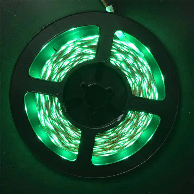 LED Strip Light 12V 5M 300 Leds SMD 2835 Diode Tape RGB & Single Colors High Quality LED Ribbon Flexible  Home Decoration Lights