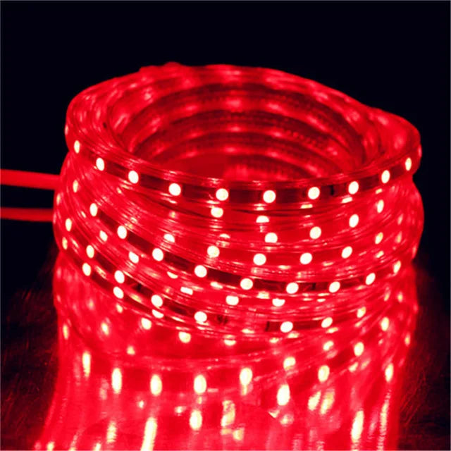 LED Strip 5050 220V Waterproof Flexible LED light Tape 220V lamp Outdoor String 1M 2M 3M 4M 5M 10M 12M 15M 20M 25M 60LEDs/M