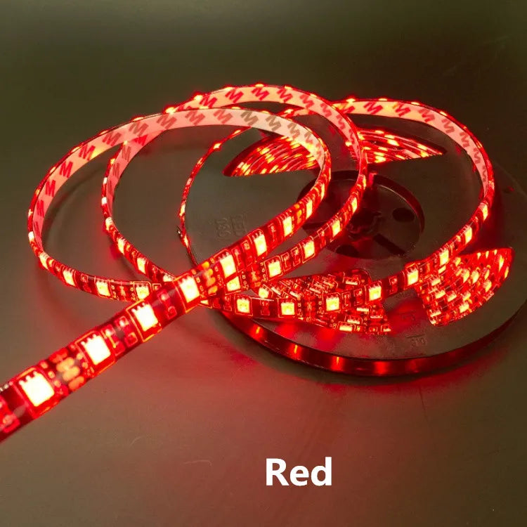 LED Strip 5050 RGB Black PCB DC12V Flexible LED Light 60LED/m 5050 Black LED Strip RGB/White/Warm White/Blue/Green/Red